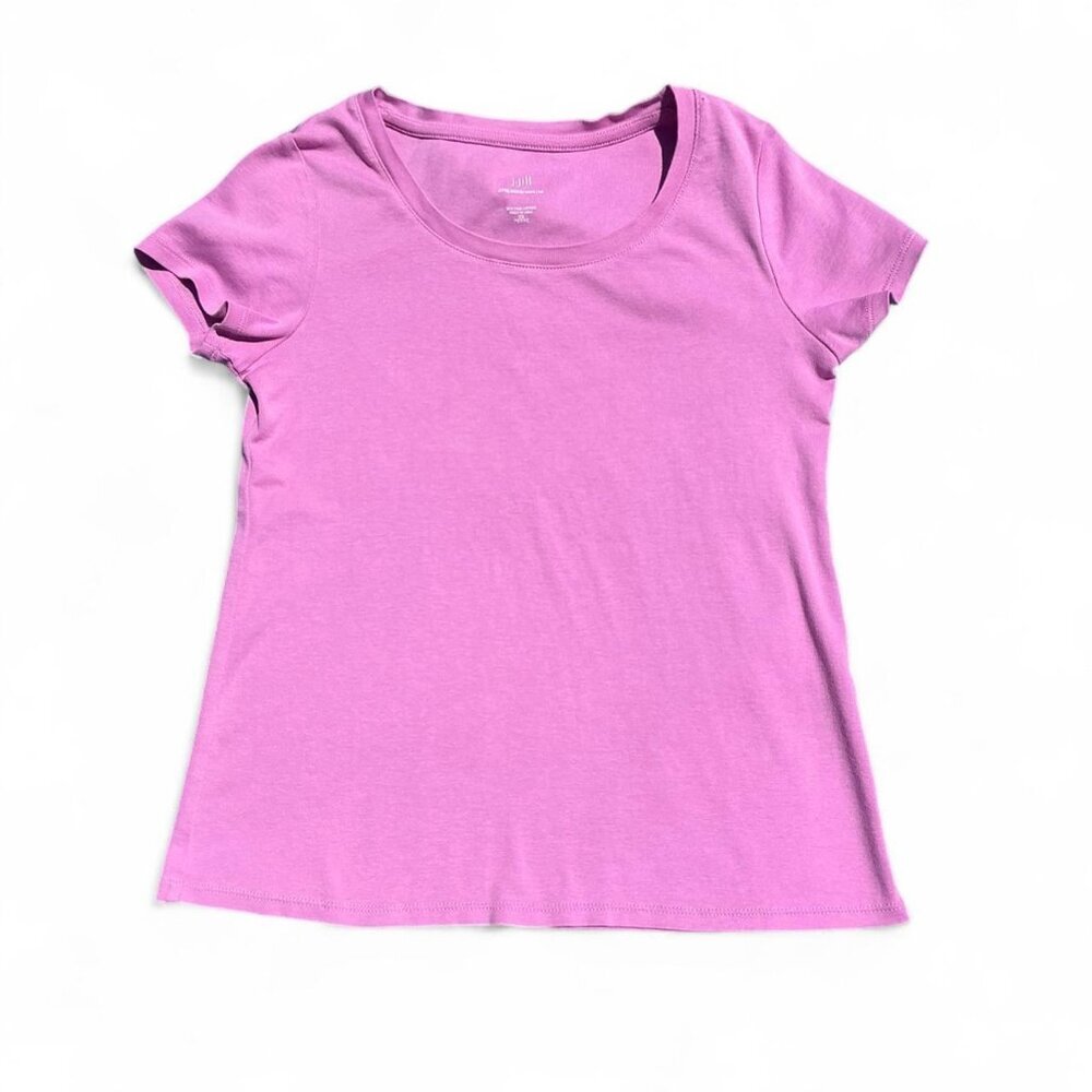 Pink J.Jill prima scoop short sleeve T-shirt size XS‎